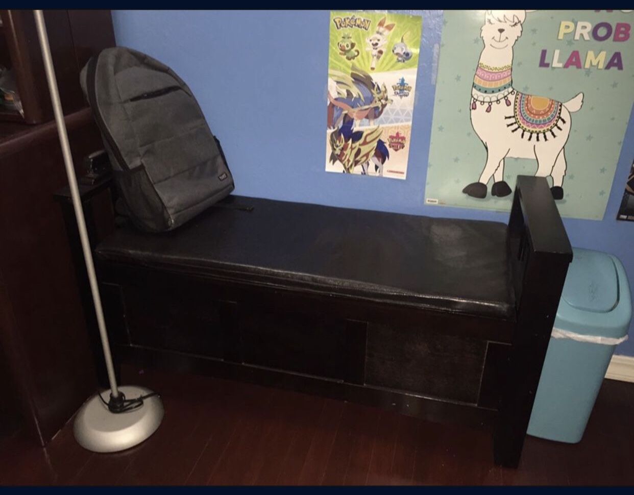 Long Ottoman Bench With Storage Bottom