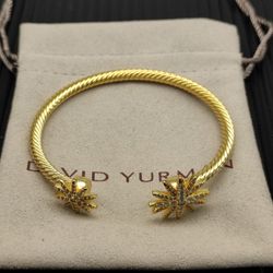 David Yurman 4mm gold-colored baby's breath accessories