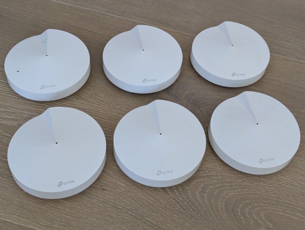 TP-Link Whole House 7500 sq. ft, Wi-Fi Router Mesh System - Set of 6