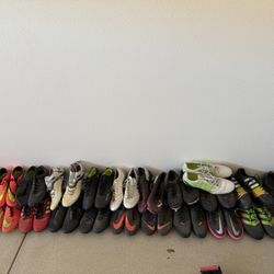Soccer Cleats (Nike, Adidas, Puma) Leather, Knit, Synthetic Uppers