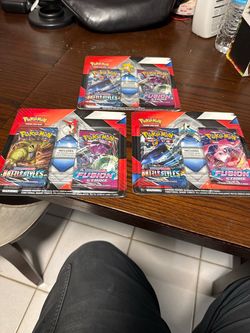 Pokémon Sword & Shield Battle Styles & Fusion Strike Blister Packs x3