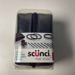 Scunci Hair Emergency Kit 30 Pcs Polybands Bobby Pins Elastics & More New