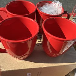 Princess House  Ruby Tazas Nuevas En Caja