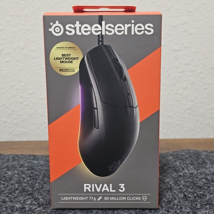 SteelSeries Rival 3 (62513) Wired Optical Gaming Mouse