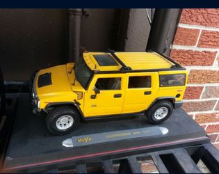 Yellow Hummer Car Model