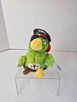 Disney Parks Pirates of the Caribbean Pirate Parrot Magnetic Shoulder Plush 5"