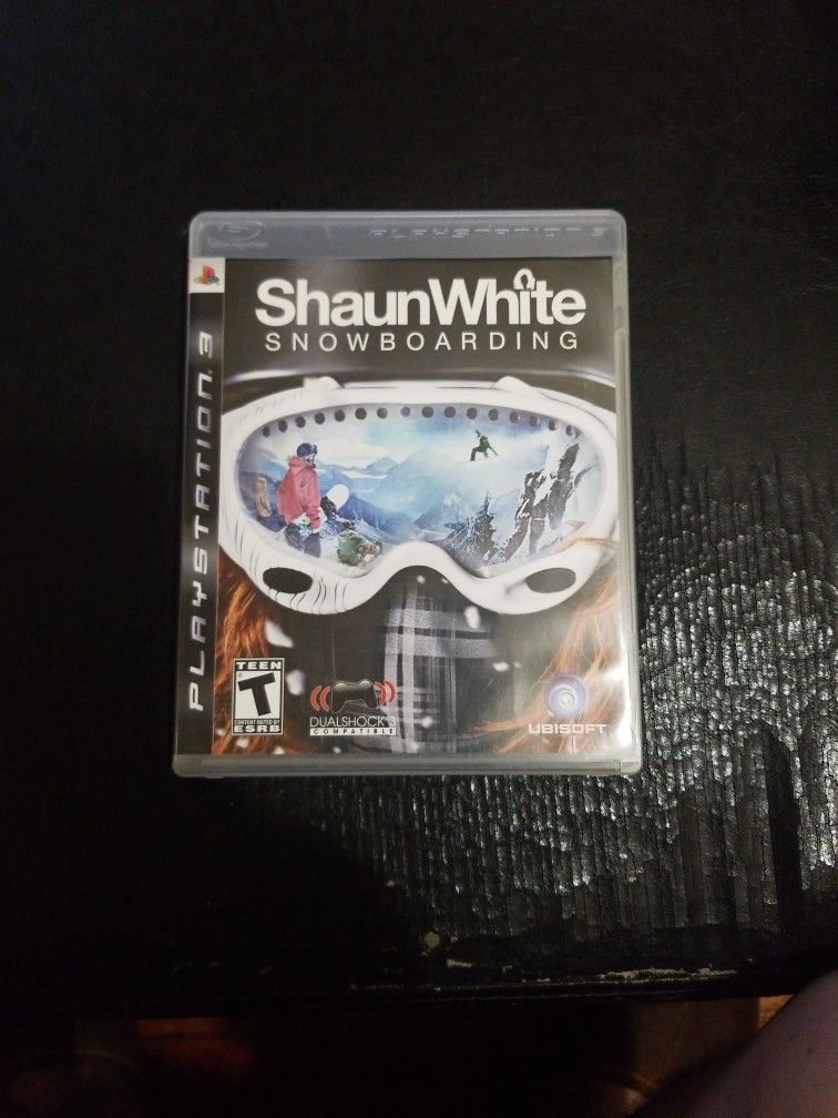 PS3 video game Shaun White Snowboarding 