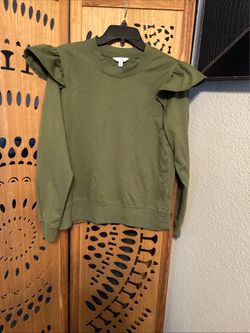 Olive green sweatshirt