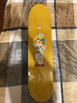 Hook Ups Nurse Girl Skate Deck 