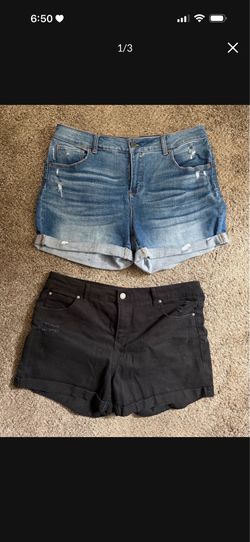 Time n tru jean shorts size 16