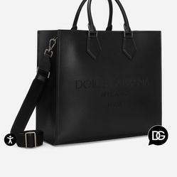 Dolce & Gabbana Large calfskin Shopper w/ Logo