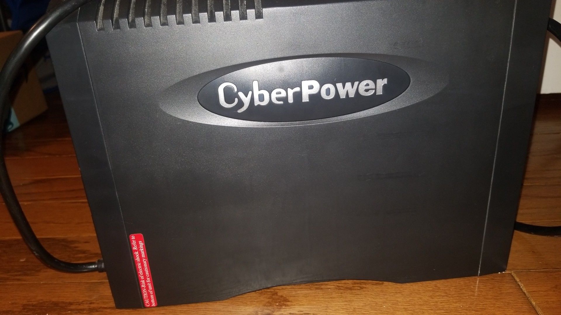 Cyber power. Power back up for computer. Needs new batteries