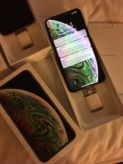 iPhone X’s max brand new never used gold