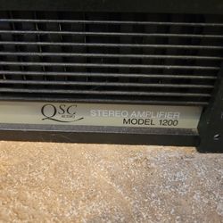 QSC Stereo Amplifier Model 1200