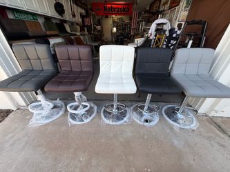 Brand new adjustable height Bar stools each sold individually for $60-$70 each