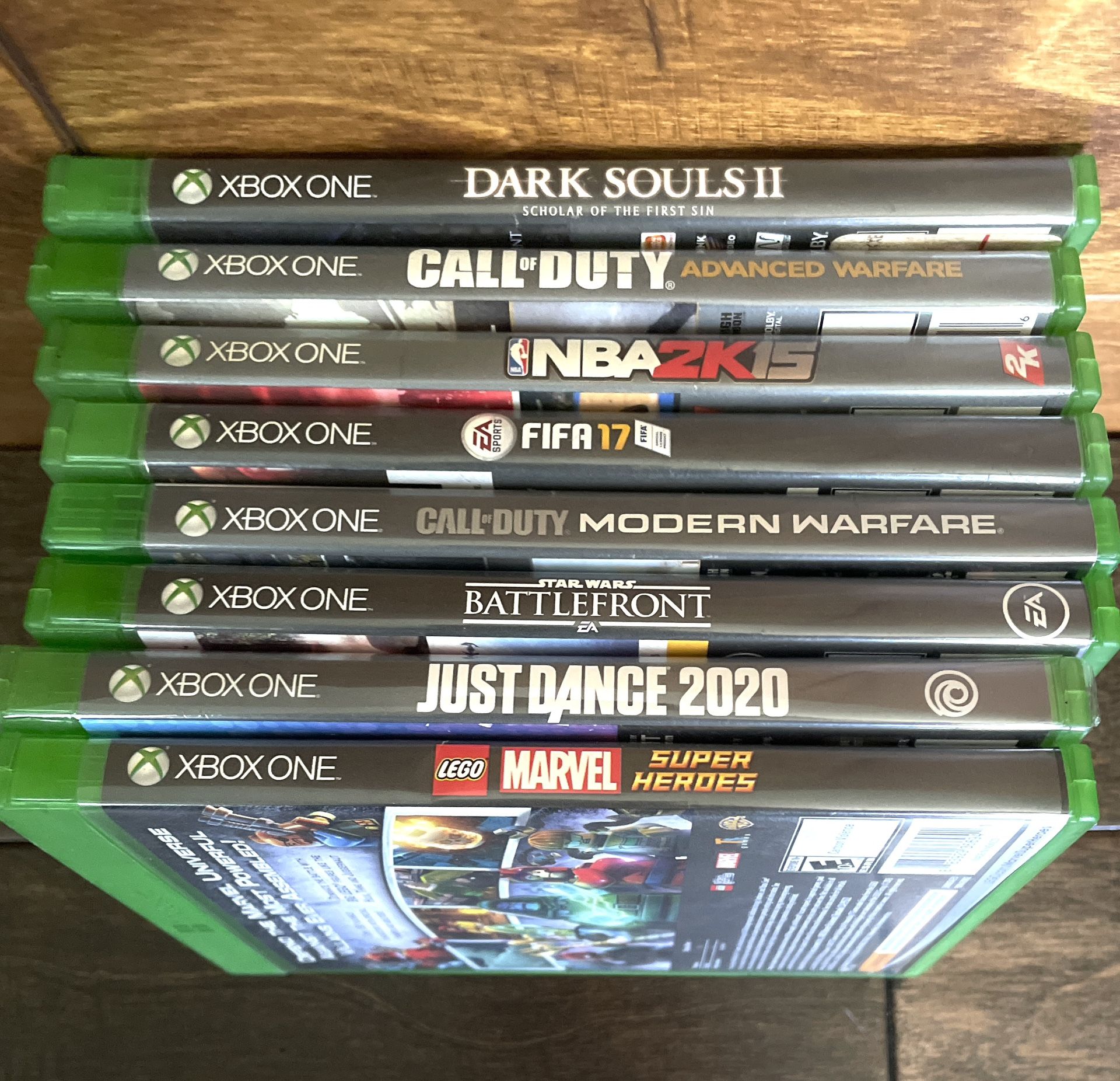 Microsoft Xbox One Assorted Games 8-Pack Used