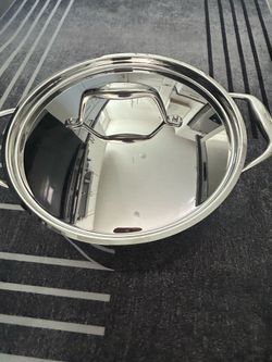 Tramontina Signature 8- Quart Tri-Ply Clad Stainless Steel Stock Pot with Lid, Induction Ready, Oven