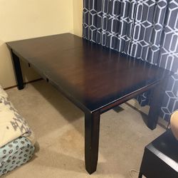 Wooden Table With Leif