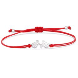 Red String Bicycle Bracelet  