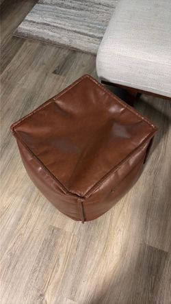 Leather bean bag from Target - $30