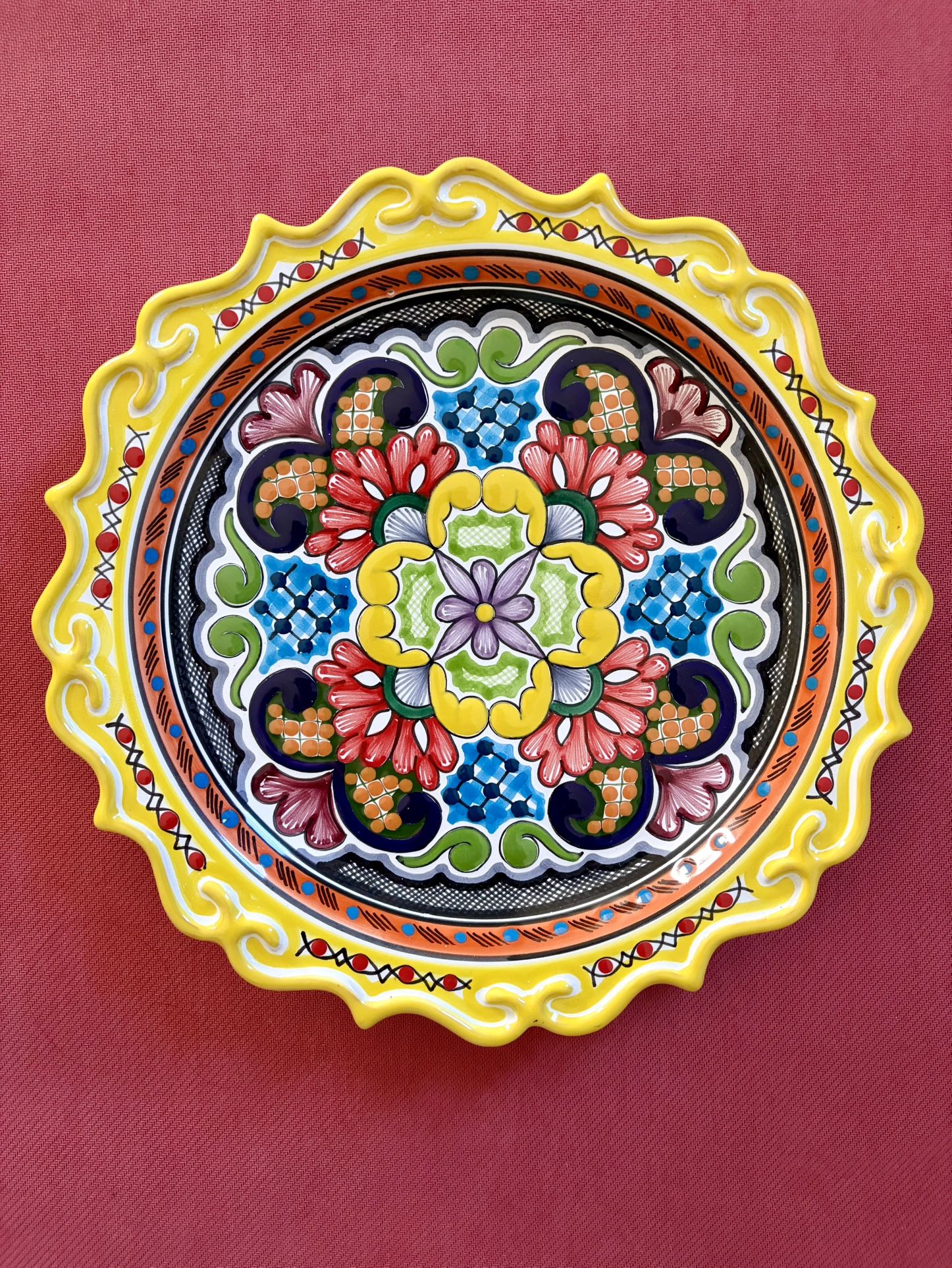 Talavera plate
