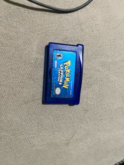 Pokemon sapphire Gameboy game