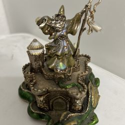 Kirk's Folly Trinket Box Wizard Dragon Hourglass Mystic Remember the Magic