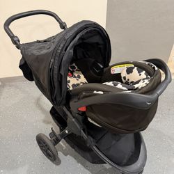 Britax Stroller and Car Seat With Two Bases