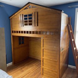 Bunk Bed  with Desk 