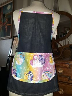 Kids unicorn print apron