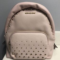 Michael KORS powder Blush Studded Backpack 