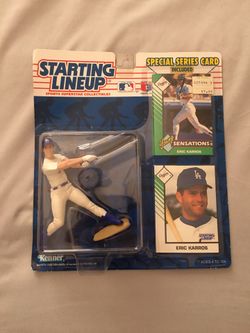 1993 Eric Karros Los Angeles Dodgers Starting line up Action figure