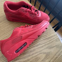 Nike Red Air max Size 10