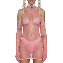 Festival Fishnet Dress 