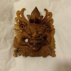 Antique BALINESE HAND CARVER WOOD SCULPTURE 