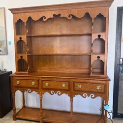 Welsh dresser hutch sideboard by Century