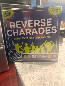 Reverse Charades board game new