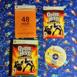Guitar Hero World Tour Microsoft Xbox 360 Complete CIB Microsoft XBOX 360