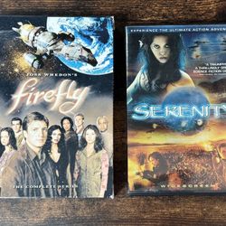 Firefly Complete Series and Serenity Movie DVDs $5 for All