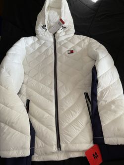 Tommy Hilfiger White Puffer Jacket 