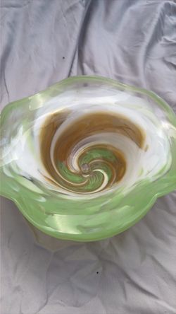 Hand Blown Glass Bowl