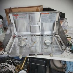 Brinkmann Two Burner Propane Stove Never Used