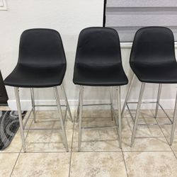 Modern Kitchen Bar Stools - Set Of 3