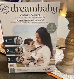 dreambaby journey baby carrier (3 way facing)-beige bnwt