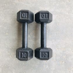 10 Lb Dumbbells Set