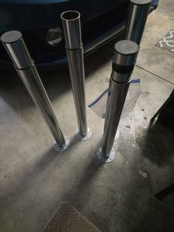 Ikea Adiles Chrome Adjustable Legs
