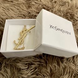 YSL brooch