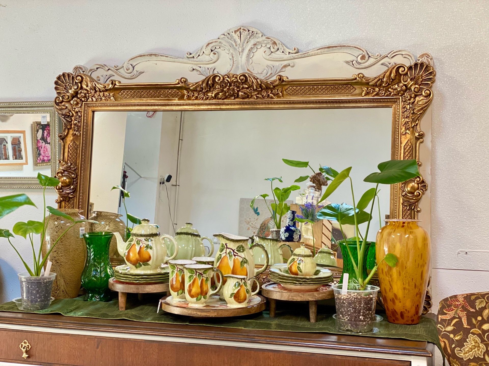 Vintage Ornate Mirror