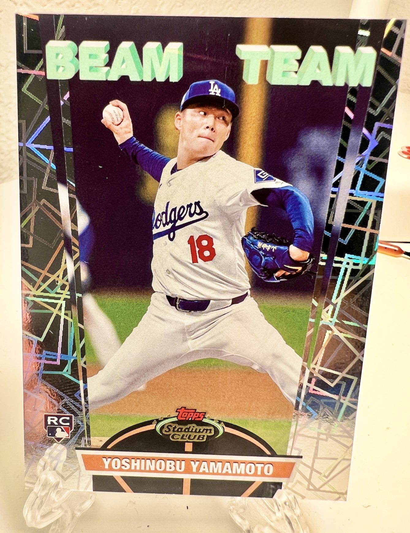 Yoshinobu Yamamoto 2024 Rookie Dodgers Beam Team
