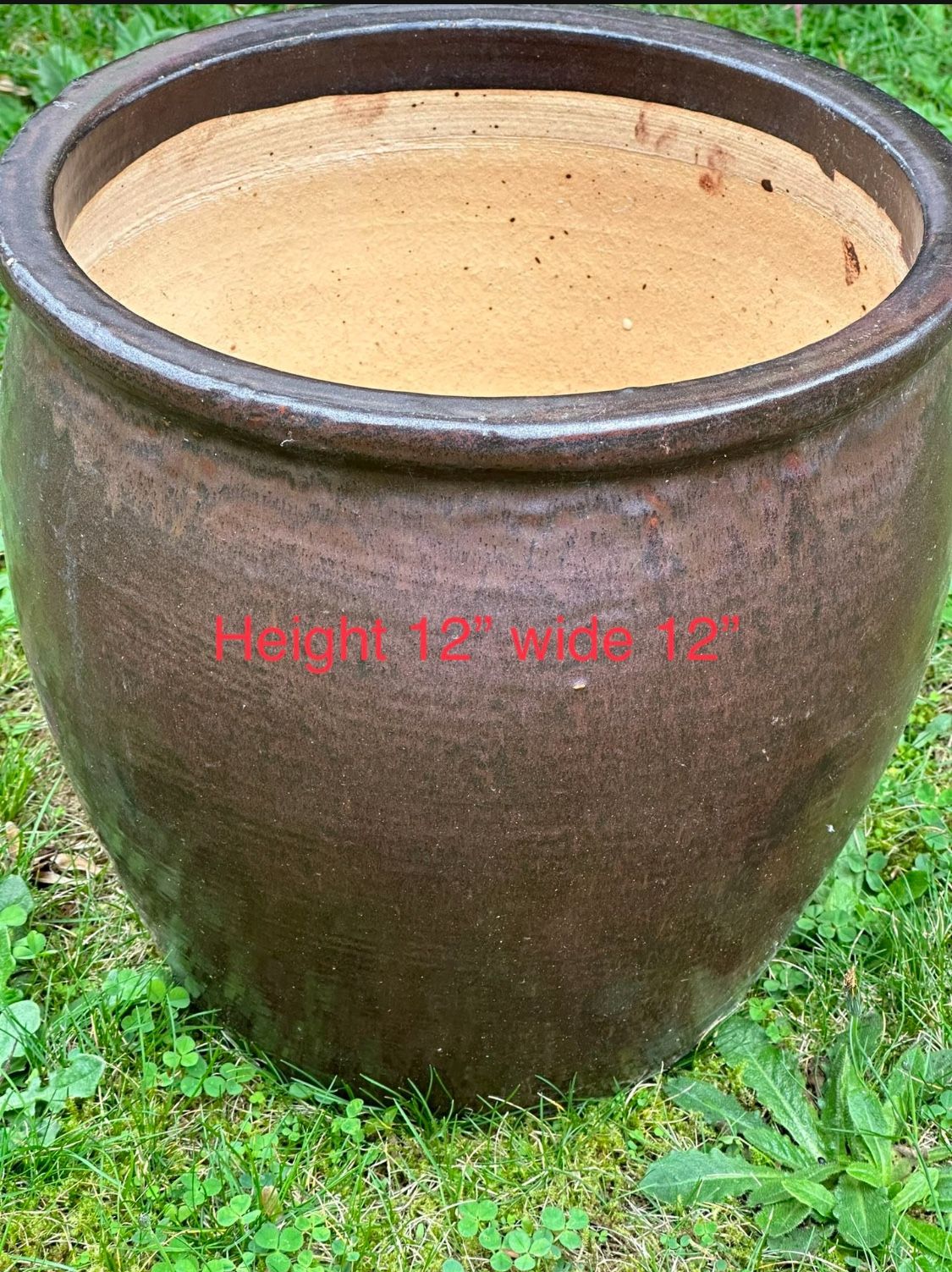 Big ceramic flower pot
